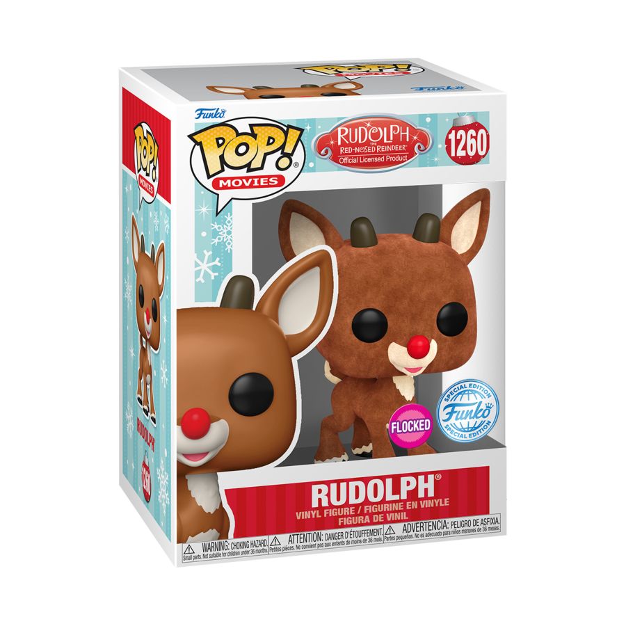 Funko: Rudolph - Rudolph US Exclusive Flocked Pop! Vinyl