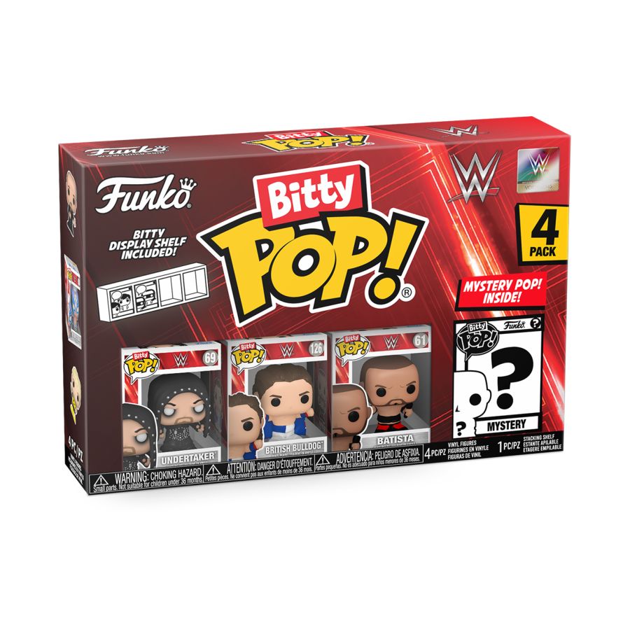 Funko: WWE - The Undertaker Bitty Pop! 4-Pack