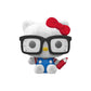 Funko: Hello Kitty - Hello Kitty Hipster Nerd with Glasses US Exclusive Flocked Pop! Vinyl