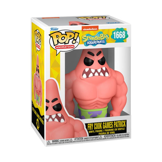 Funko: Spongebob: 25th Anniversary - Fry Cook Games Patrick Pop! Vinyl