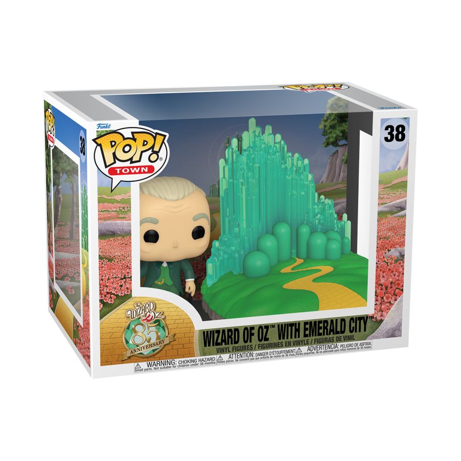 Funko: Wizard of Oz - Wizard of Oz with Emerald City Pop! Town