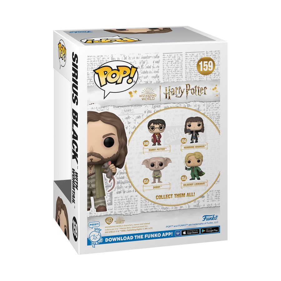 Funko: Harry Potter - Sirius Black with Wormtail US Exclusive Pop! Vinyl