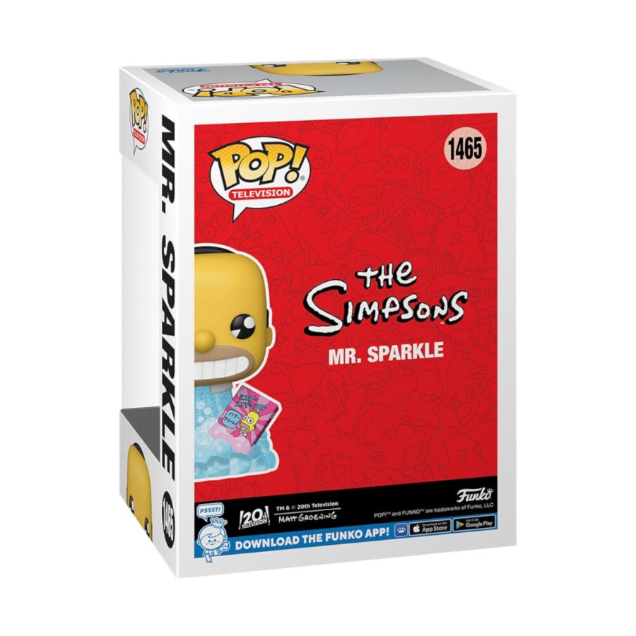 Funko: Simpsons - Mr Sparkle US Exclusive Diamond Glitter Pop! Vinyl