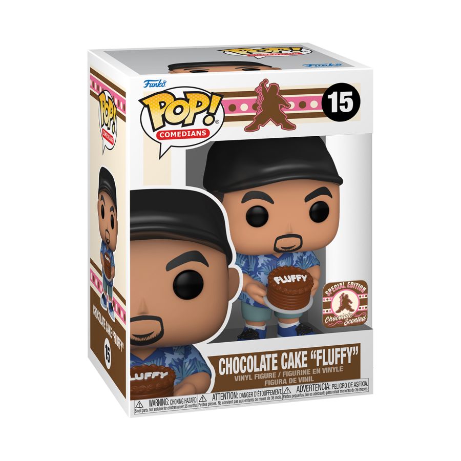 Funko: Comedians - Gabriel "Fluffy" Iglesias with Cake Specialty Series Scented Pop! Vinyl