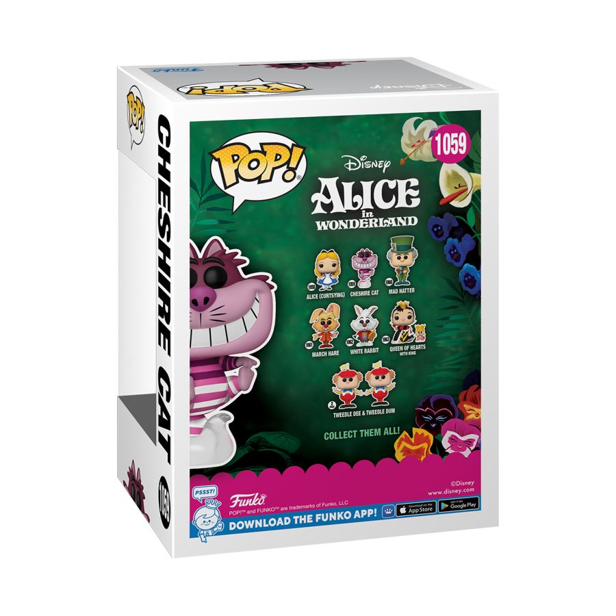 Funko: Alice in Wonderland - Cheshire Cat US Exclusive Diamond Glitter Pop! Vinyl