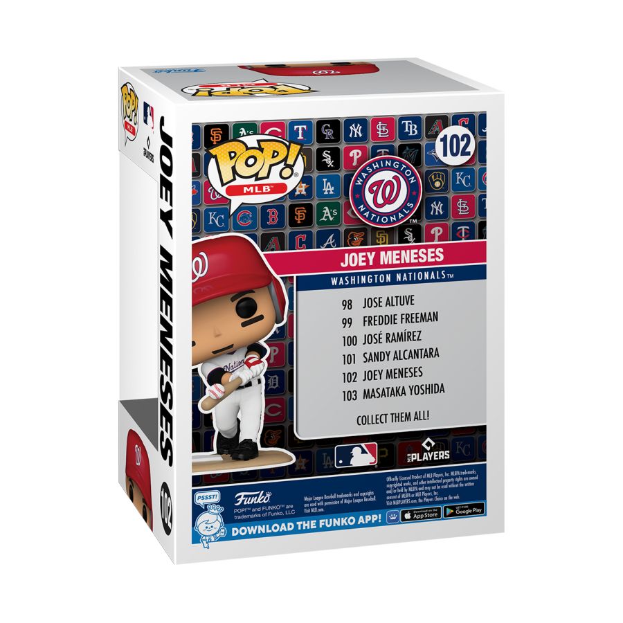 Funko: MLB: Nationals - Joey Meneses Pop! Vinyl