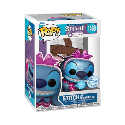 Funko: Disney - Stitch in Cheshire Cat Costume US Exclusive Glitter Pop! Vinyl