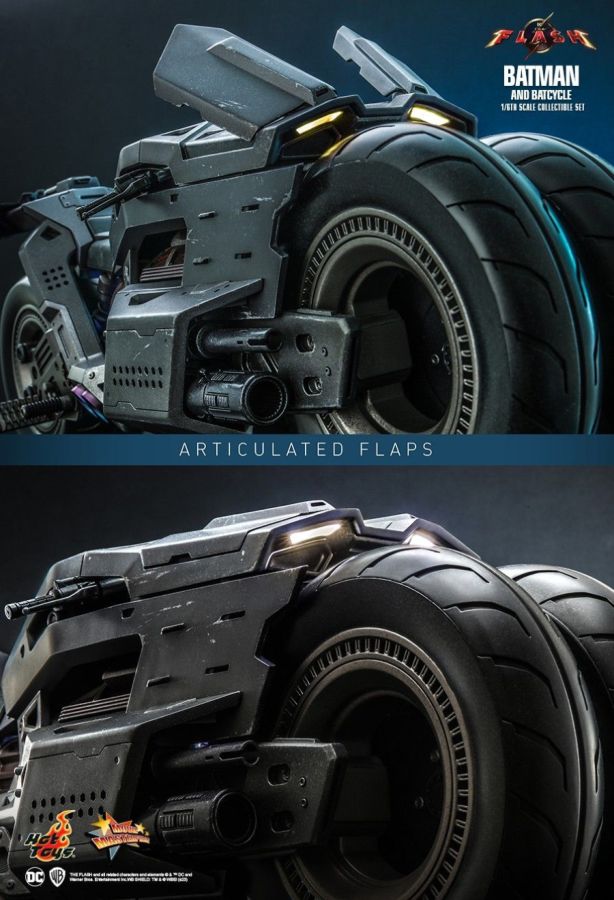 The Flash (2023) - Batman & Batcycle 1/6 Scale Collectable Action Figure Set [Hot Toys]