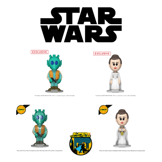 Funko Soda: Star Wars - Leia & Greedo Vinyl Soda - 2 Pack Bundle