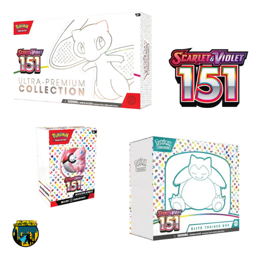 Pokémon - Scarlet & Violet—151 Ultra-Premium Collection & Booster Bundle & ETB Package [English]