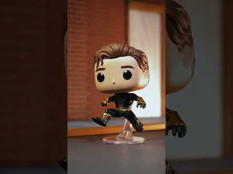 Funko US Exclusive - Spider-Man: No Way Home Unmasked Spider-Man Black Suit Pop! Vinyl Figure - AAA Anime Exclusive