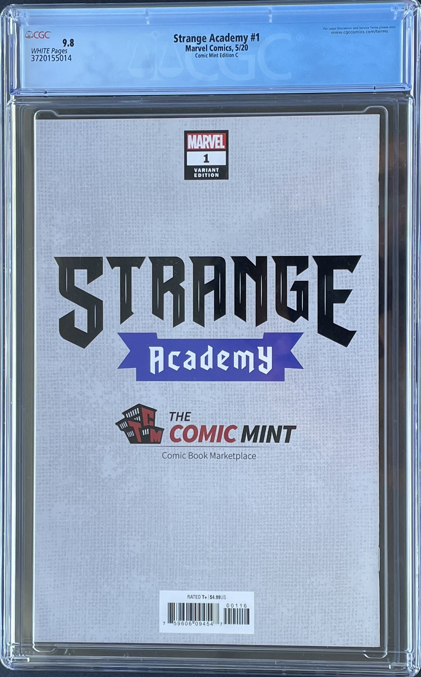 CGC Strange Academy #1 - Comic Mint Edition C (9.8)