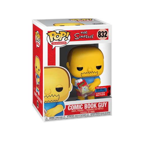 Funko Exclusive: The Simpsons - Comic Book Guy Funko Pop! Vinyl Figure - 2020 Fall Convention Exclusive
