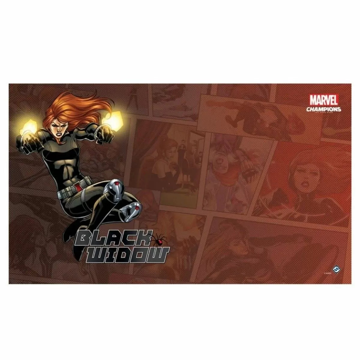 Marvel Champions LCG Black Widow Game Mat