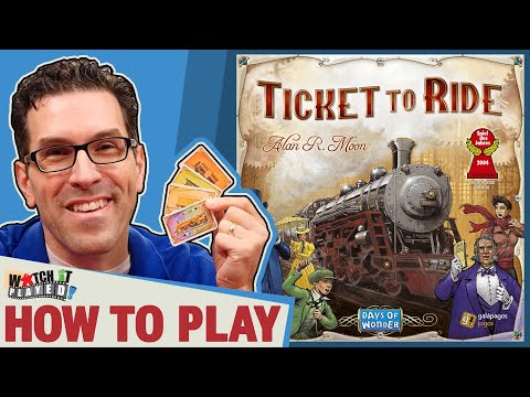 Ticket to Ride US Board Game How to play